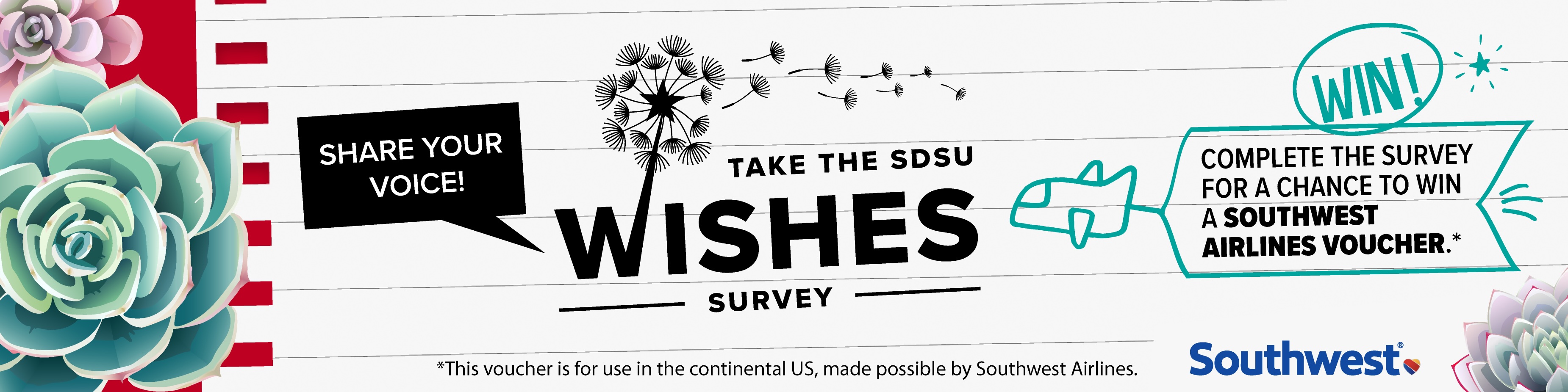 WISHES survey banner